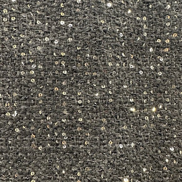 J. Inc Tube Skirt Women's Large Black Tweed Sequenced Tube Skirt Ladies L - Picture 4 of 15